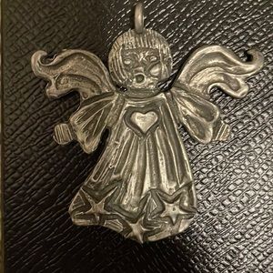 Angel necklace pendant silver